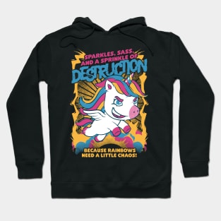 Unicorn Rainbows Destruction - Cute Funny Gift Hoodie